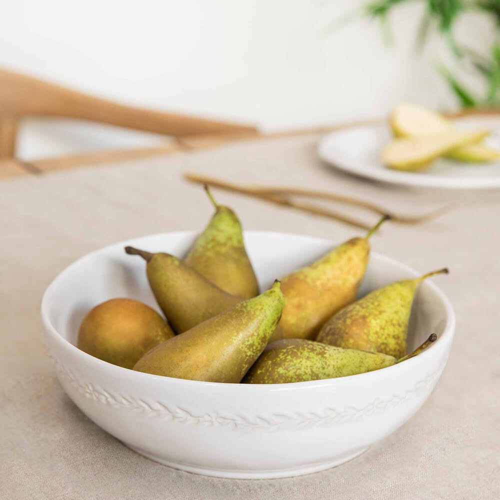 Garden Trading Overton White Serving Bowl